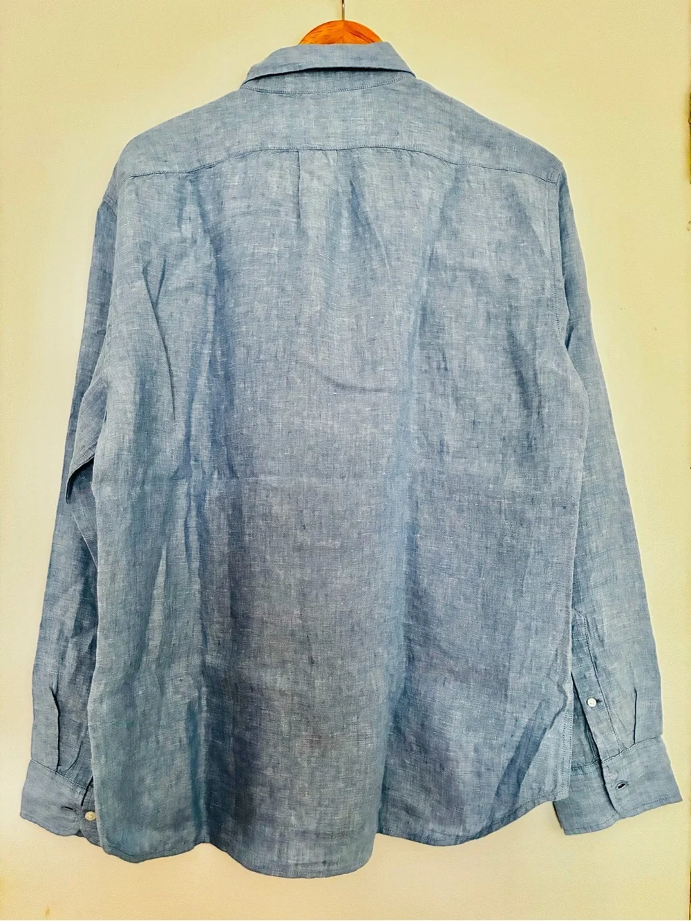 J.Crew. Men’s Best seller Slim Untucked Baird McNutt Irish linen shirt.L.NWT.